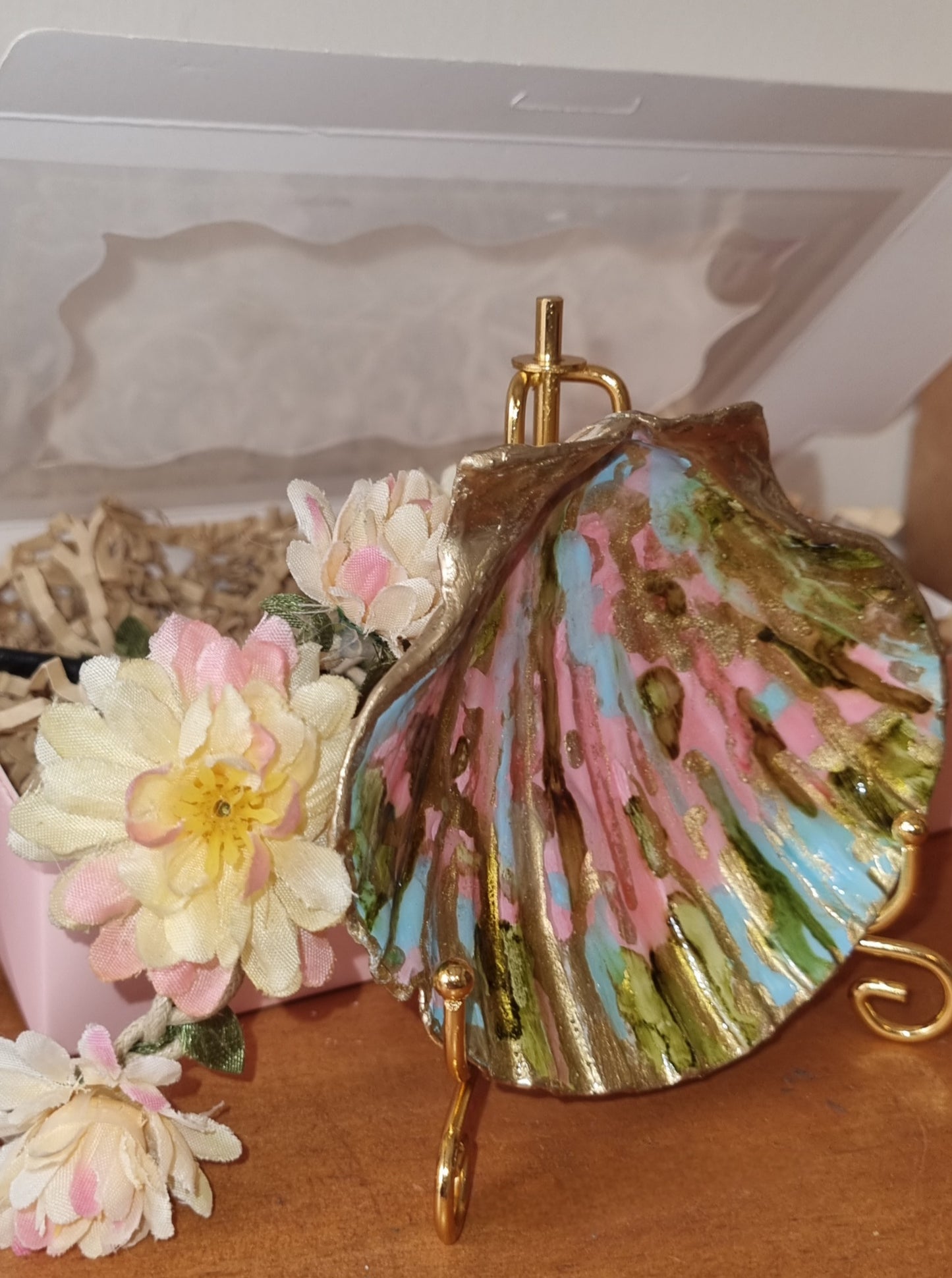 Shell Art - Scallop - 'Summertime' 🌞