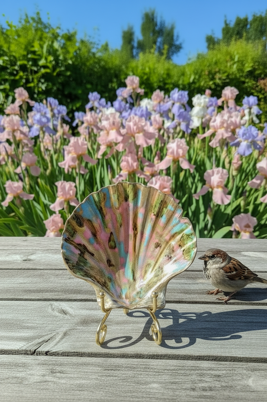 Shell Art - Scallop - 'Summertime' 🌞