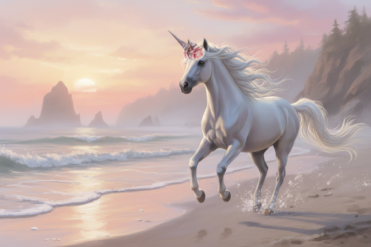 Shell Art - Unicorn 🦄 Horn Shell