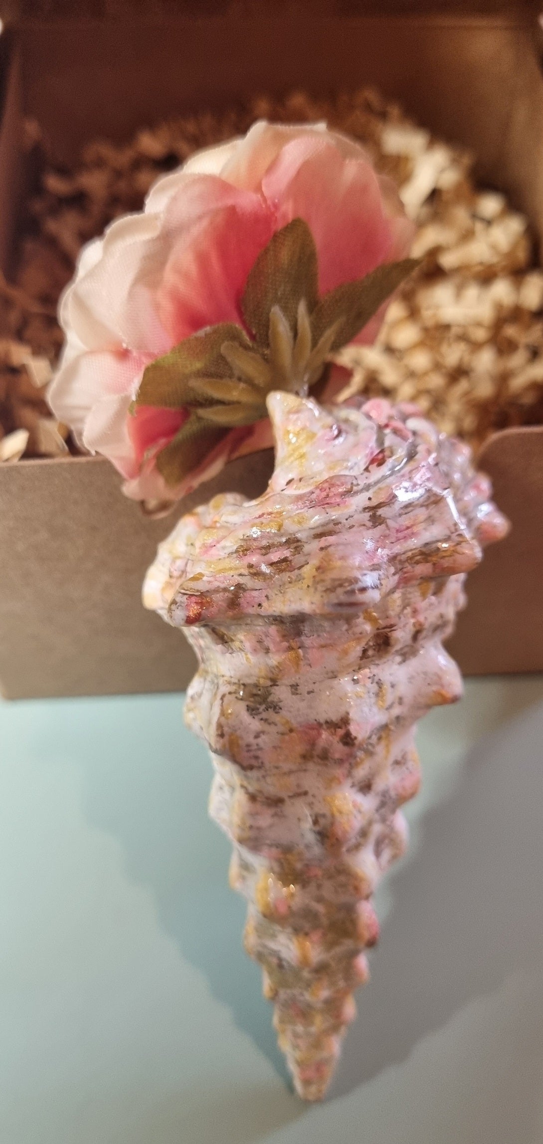 Shell Art - Unicorn 🦄 Horn Shell