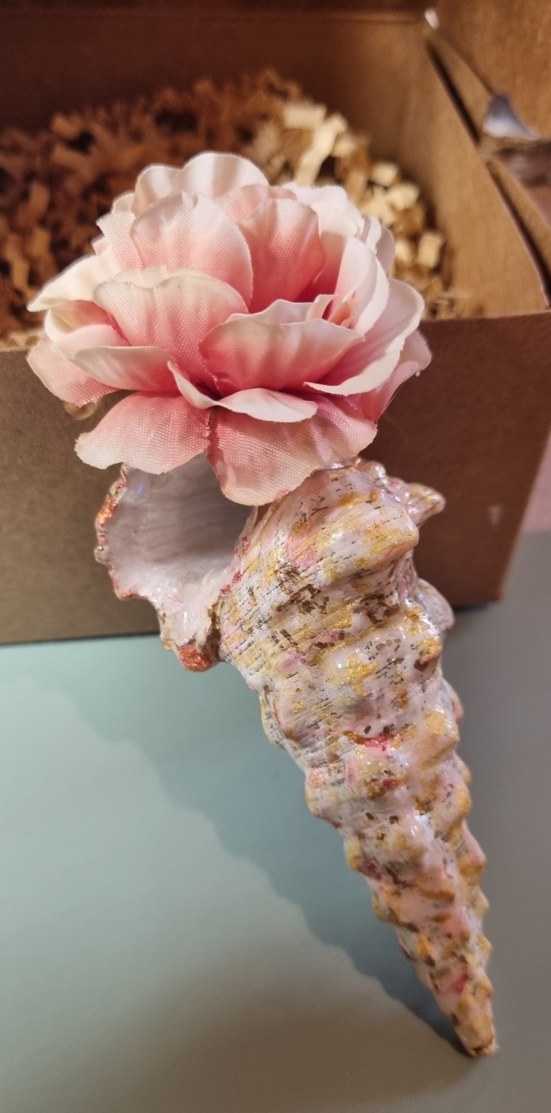Shell Art - Unicorn 🦄 Horn Shell